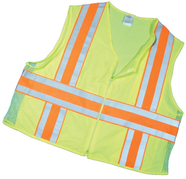 16343, ANSI Class 2 Deluxe Dot Mesh With Pockets, MutualIndustries
