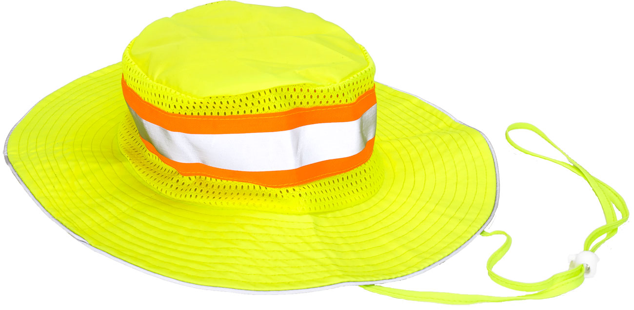 16800-139-0, ANSI High Visibility Lime Ranger Hats, MutualIndustries